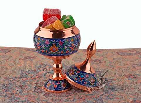 تصویر 4 از خرید و فروش شکلات خوری میناکاری مس با شرایط فوق العاده
